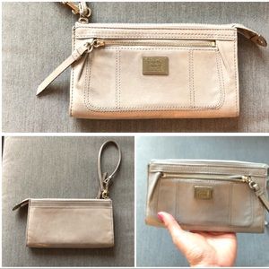 Large COACH wristlet